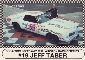 1991 Langenberg Hot Stuff Rockford Speedway #19 Jeff Taber Front