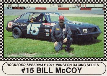 1991 Langenberg Hot Stuff Rockford Speedway #27 Bill McCoy Front
