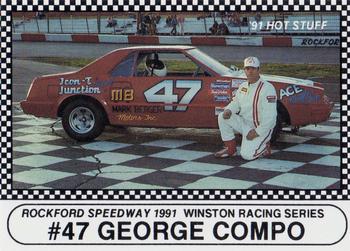1991 Langenberg Hot Stuff Rockford Speedway #29 George Compo Front