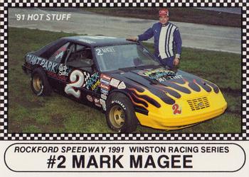 1991 Langenberg Hot Stuff Rockford Speedway #41 Mark Magee Front