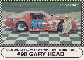 1991 Langenberg Hot Stuff Rockford Speedway #42 Gary Head Front