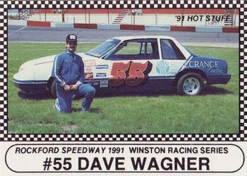 1991 Langenberg Hot Stuff Rockford Speedway #56 Dave Wagner Front