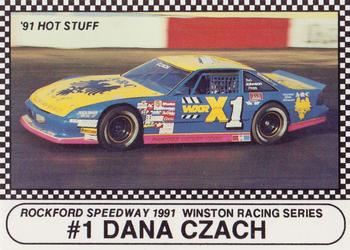 1991 Langenberg Hot Stuff Rockford Speedway #58 Dana Czach Front