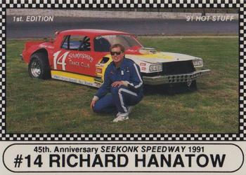 1991 Langenberg Hot Stuff Seekonk Speedway #22 Richard Hanatow Front