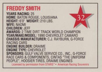 1992 Stars Go Mart #32 Freddie Smith Back