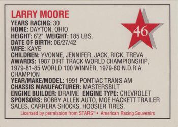 1992 Stars Go Mart #46 Larry Moore Back