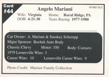 1992 Donny's Lernerville Speedway Part 2 #44 Angelo Mariani Back