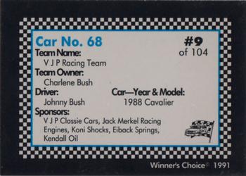 1991 Winner's Choice Modifieds  #9 Johnny Bush's Car Back