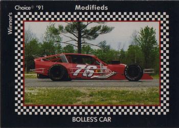 1991 Winner's Choice Modifieds  #38 Tom Bolles' Car Front