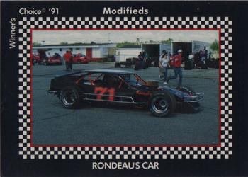 1991 Winner's Choice Modifieds  #73 Pete Rondeau's Car Front