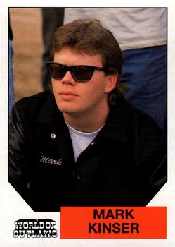 1990 World of Outlaws #12 Mark Kinser Front