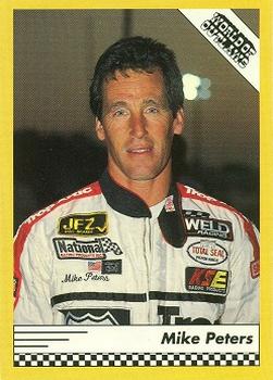 1991 World of Outlaws #28 Mike Peters Front