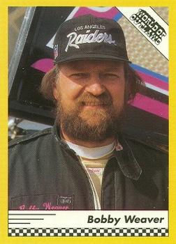 1991 World of Outlaws #96 Bobby Weaver Front