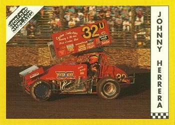 1991 World of Outlaws #105 Johnny Herrera's Car Front