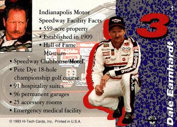 1993 Hi-Tech 1992 Indy Tire Test #1 Dale Earnhardt Back
