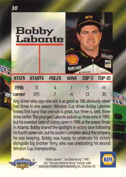 1997 NAPA #30 Bobby Labonte Back
