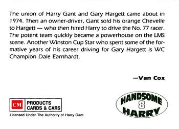1991 CM Products Handsome Harry #8 Harry Gant's car Back