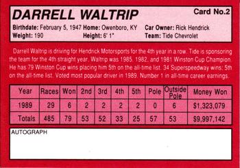 1990 AC Racing Proven Winners #2 Darrell Waltrip Back