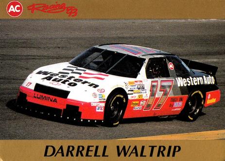 1993 AC Racing Foldouts #NNO Darrell Waltrip Front