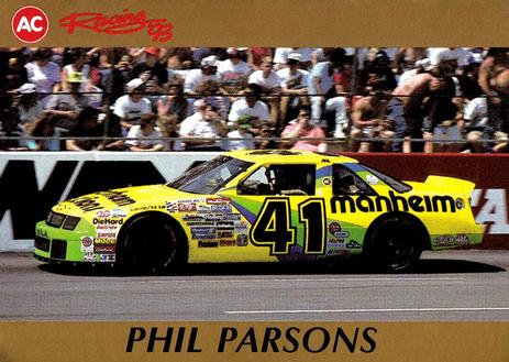 1993 AC Racing Foldouts #NNO Phil Parsons Front