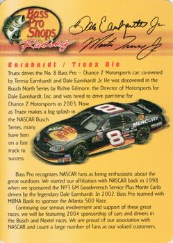2004 Bass Pro Shops Racing #NNO Dale Earnhardt Jr. / Martin Truex Jr. Back
