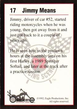 1992 Eagle Productions Bikers of the Racing Scene #17 Jimmy Means Back