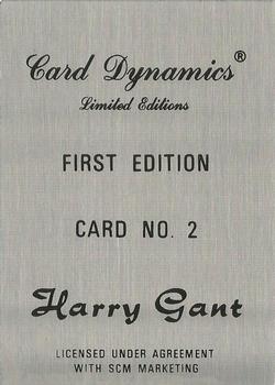 1992 Card Dynamics Harry Gant #2 Harry Gant Back