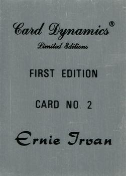 1992 Card Dynamics Ernie Irvan #2 Ernie Irvan Back