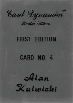 1992 Card Dynamics Alan Kulwicki #4 Alan Kulwicki Back