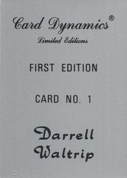 1992 Card Dynamics Darrell Waltrip #1 Darrell Waltrip Back