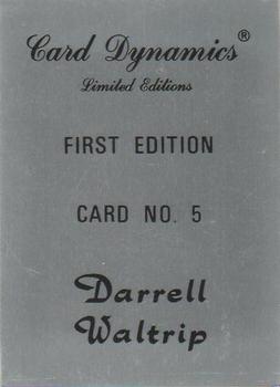 1992 Card Dynamics Darrell Waltrip #5 Darrell Waltrip Back