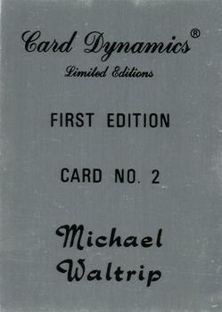 1992 Card Dynamics Michael Waltrip #2 Michael Waltrip Back