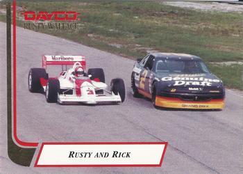 1993 Dayco #13 Rusty Wallace / Rick Mears Cars Front