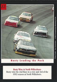 1993 Dayco #22 Rusty Wins At North Wilkesboro Back