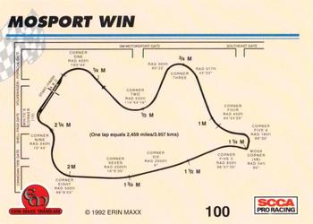 1992 Erin Maxx Trans-Am #100 Mosport Win Back