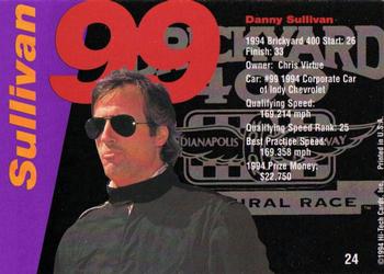 1995 Hi-Tech 1994 Brickyard 400 #24 Danny Sullivan Back