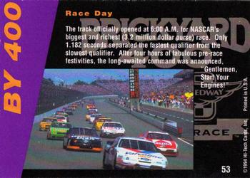 1995 Hi-Tech 1994 Brickyard 400 #53 Race Day Back