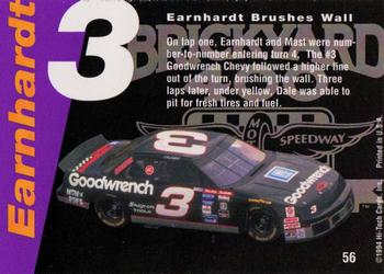 1995 Hi-Tech 1994 Brickyard 400 #56 Dale Earnhardt Back