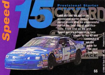 1995 Hi-Tech 1994 Brickyard 400 #66 Lake Speed Back