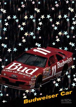 1995 Hi-Tech 1994 Brickyard 400 - Top 10 (stars) #BY3 Budweiser Car Front