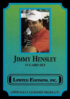 1992 Limited Editions Jimmy Hensley #1 Jimmy Hensley Front