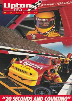 1995 Lipton Tea Johnny Benson Jr. #NNO Johnny Benson Jr. Front
