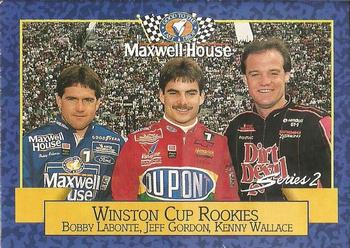 1993 Maxwell House #24 Bobby Labonte / Jeff Gordon / Kenny Wallace Front