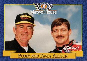 1993 Maxwell House #17 Davey Allison / Bobby Allison Front
