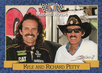 1993 Maxwell House #18 Richard Petty / Kyle Petty Front