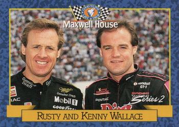 1993 Maxwell House #19 Rusty Wallace / Kenny Wallace Front