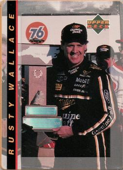 1995 Metallic Impressions Upper Deck Rusty Wallace #2 Rusty Wallace Front