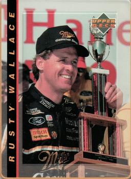 1995 Metallic Impressions Upper Deck Rusty Wallace #4 Rusty Wallace Front