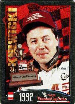 1996 Metallic Impressions Winston Cup Champions #1992 Alan Kulwicki Front