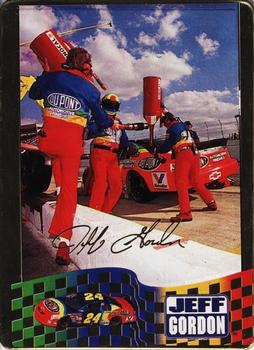1995 Metallic Impressions Jeff Gordon 10 Card Tin #4 Jeff Gordon's Car Front